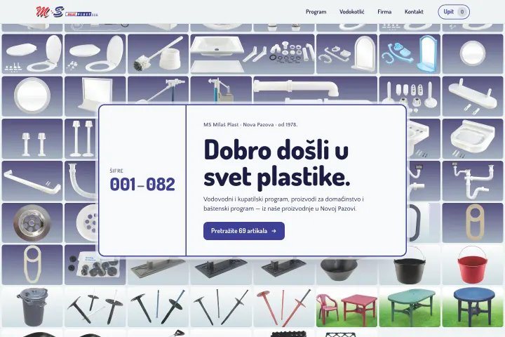 MS Milaš Plast — Plastika za kupatilo i dom