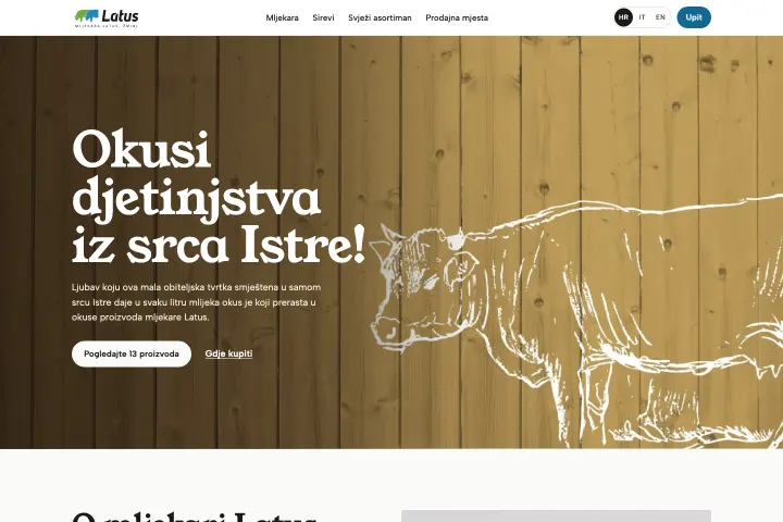 MLJEKARA LATUS — Mlekara, sirevi