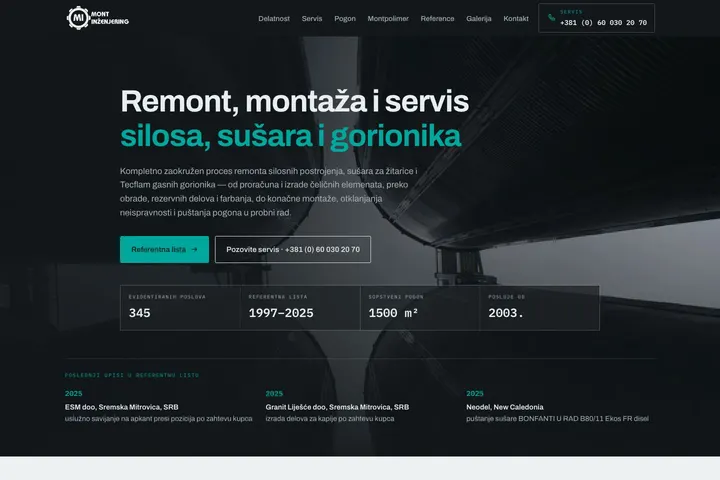 Mont Inženjering — Silosi · Sušare