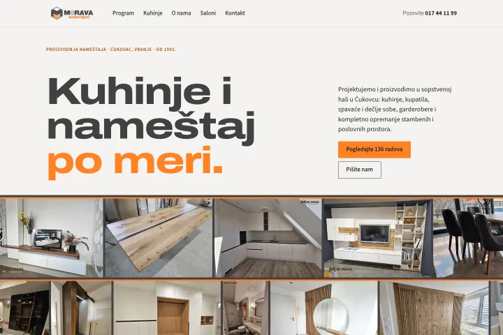 Morava Enterijeri — Nameštaj i kuhinje po meri