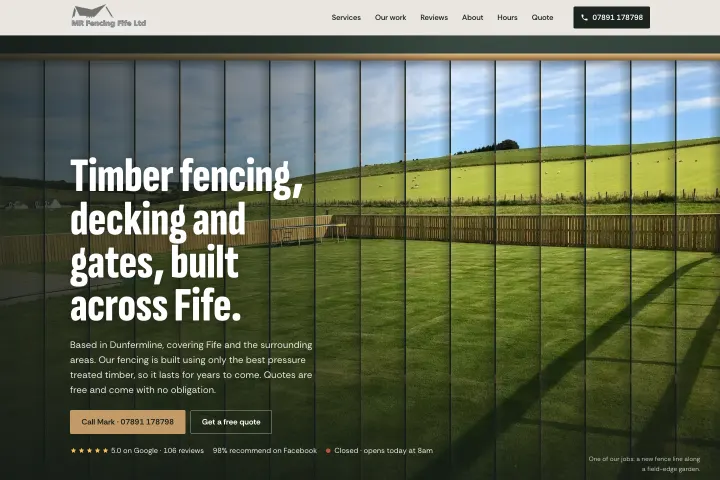 MR Fencing Fife Ltd — Izvođač ograda