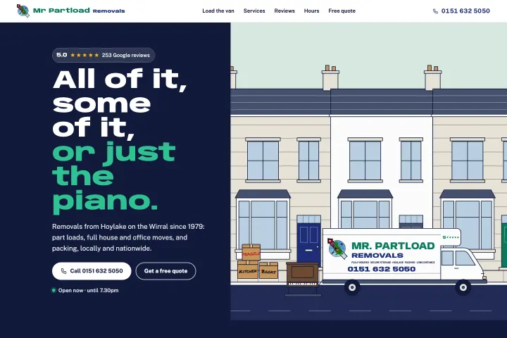 Mr Partload Removals — Selidbe
