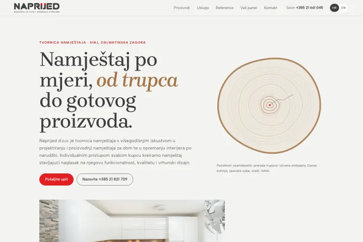 NAPRIJED — Fabrika nameštaja po meri