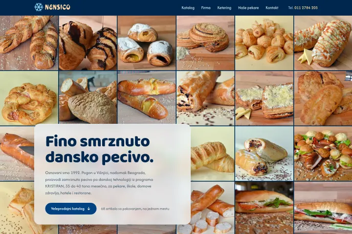 Nensico d.o.o. — Smrznuto pecivo i burek