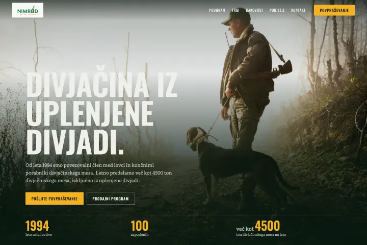 NIMROD — Prerada divljači