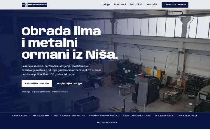 NS Radijatori — Obrada lima i metalni ormani