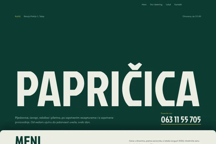 Papričica Telep — Roštilj, Novi Sad