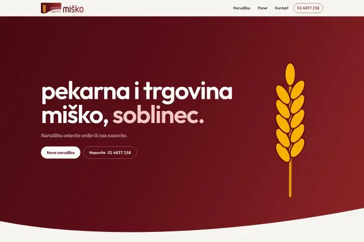 Pekara Miško — Pekara i trgovina