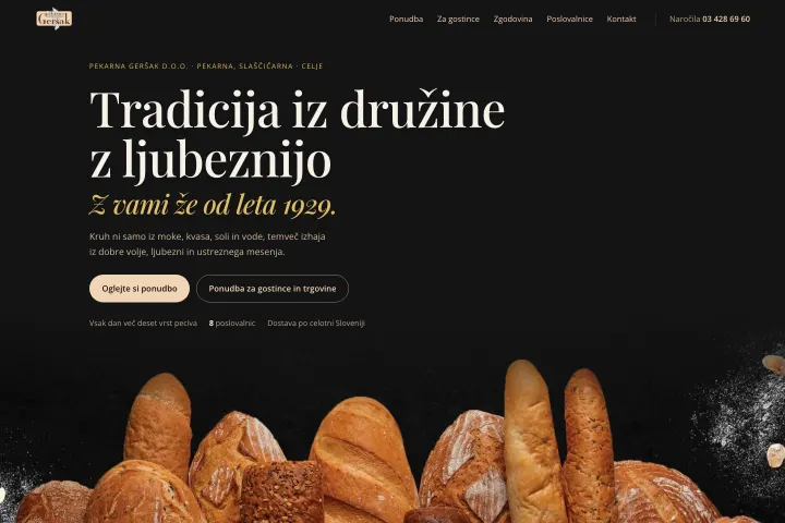 Pekarna Geršak — Pekara i poslastičarnica