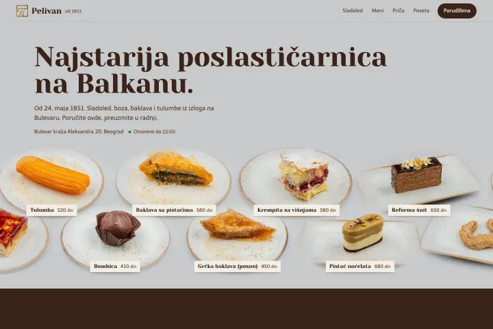 Poslastičarnica Pelivan — Poslastičarnica