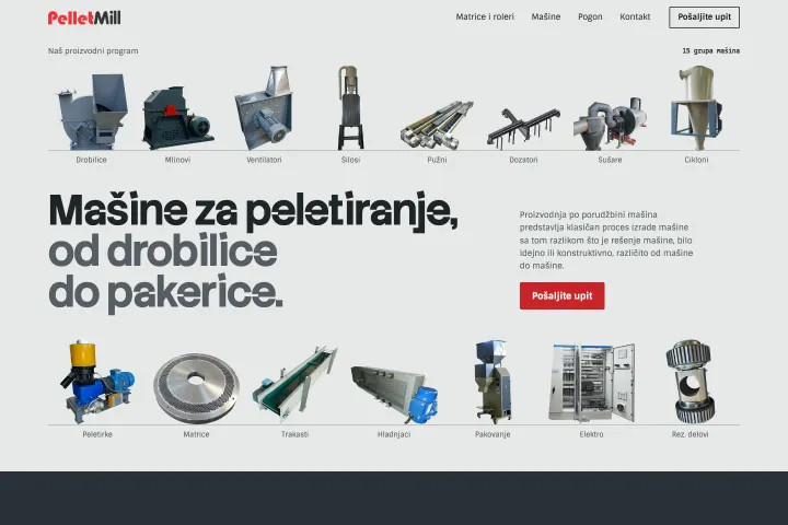 Pellet Mill — Mašine za peletiranje biomase
