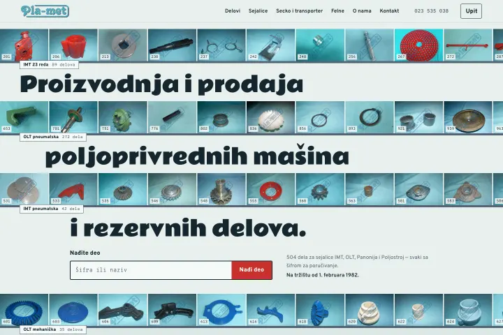 PLA-MET — Poljoprivredne mašine i delovi