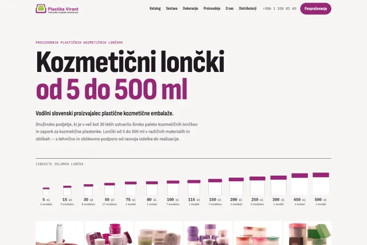 Plastika Virant — Kozmetička plastična ambalaža