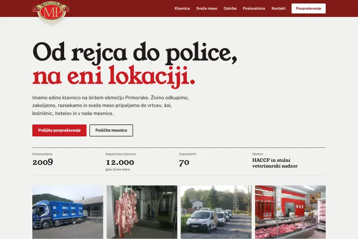 Postojnske mesnine — Klanica i sveže meso