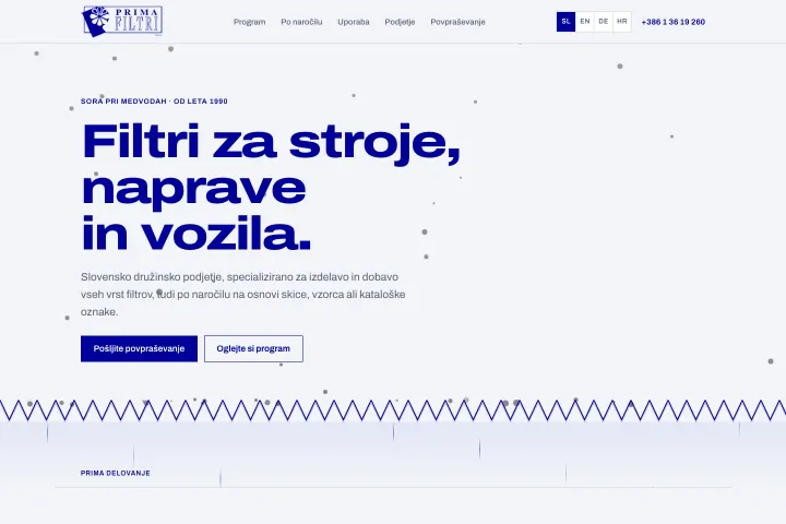 Prima Filtri — Industrijski filteri