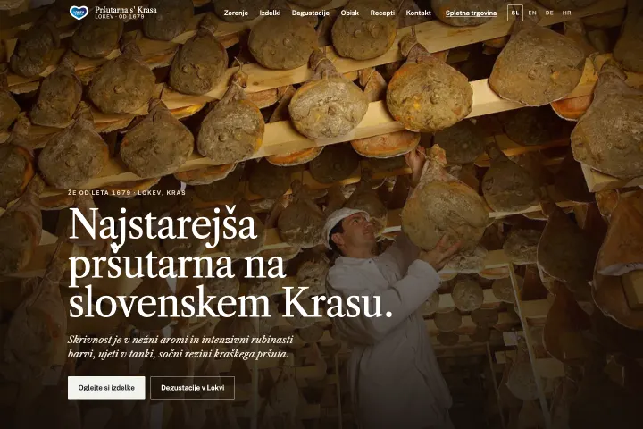 Pršutarna S' Krasa — Kraški pršut i suhomesnato