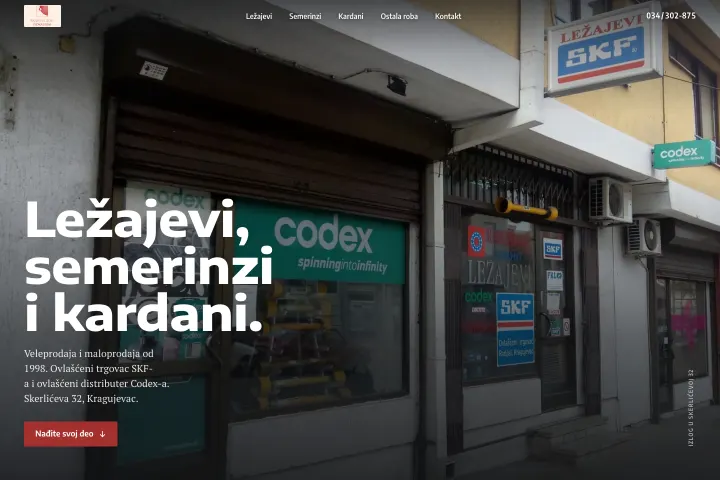 Radijal d.o.o. — Ležajevi, semerinzi i kardani
