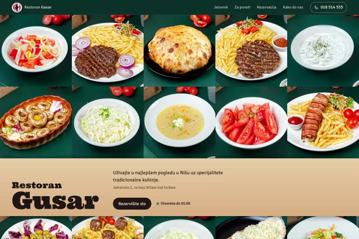 Restoran Gusar — Restoran na keju
