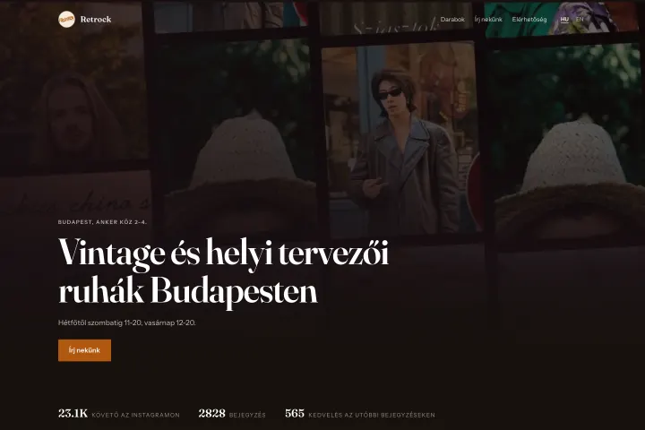 Retrock Budapest — Vintage i domaći dizajneri · Budimpešta