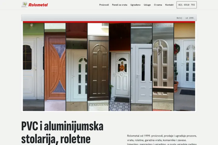 ROLOMETAL — PVC i aluminijumska stolarija i roletne