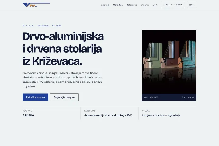RV prozori — Stolarija, prozori i vrata