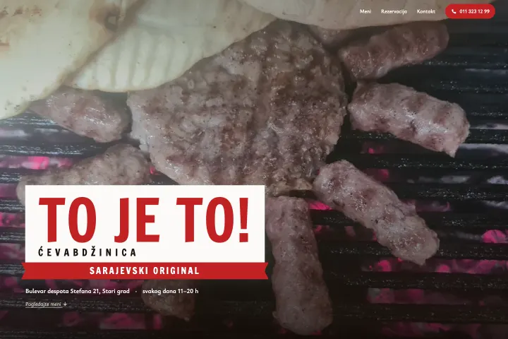 Sarajevski ćevap „To je to“ — Ćevabdžinica