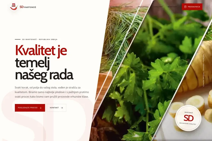 SD Martonoš — Začini · Paprika