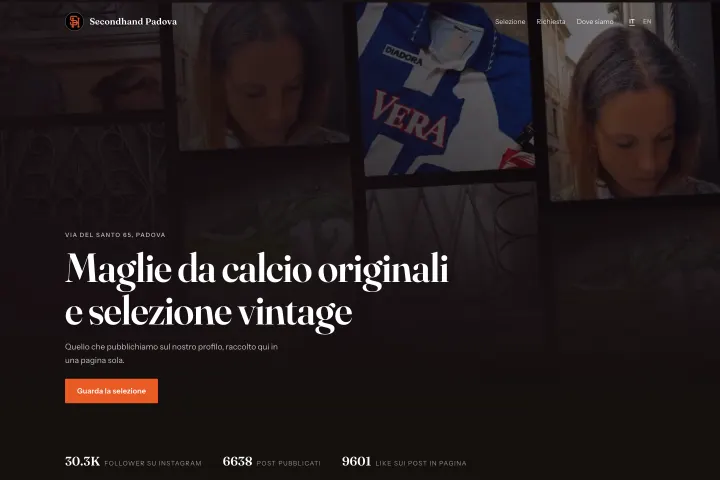 Vintage & Football Selection — Vintage i fudbalski dresovi · Padova
