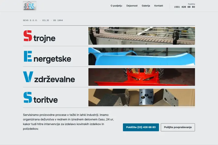 SEVS — Strojna obrada i održavanje