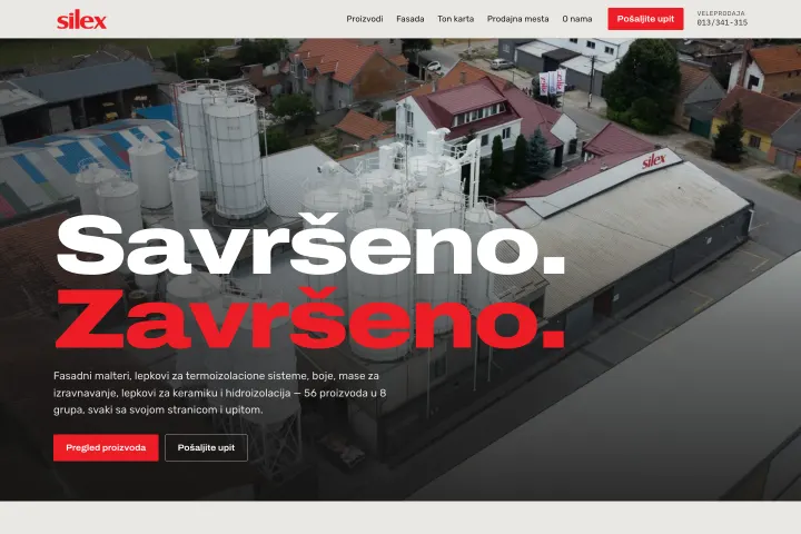 Silex — Fasadni malteri i građevinska hemija