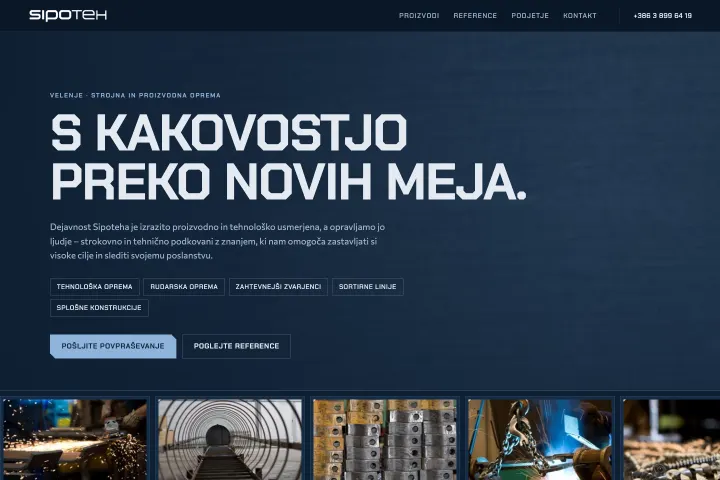 SIPOTEH — Rudarska oprema i čelične konstrukcije