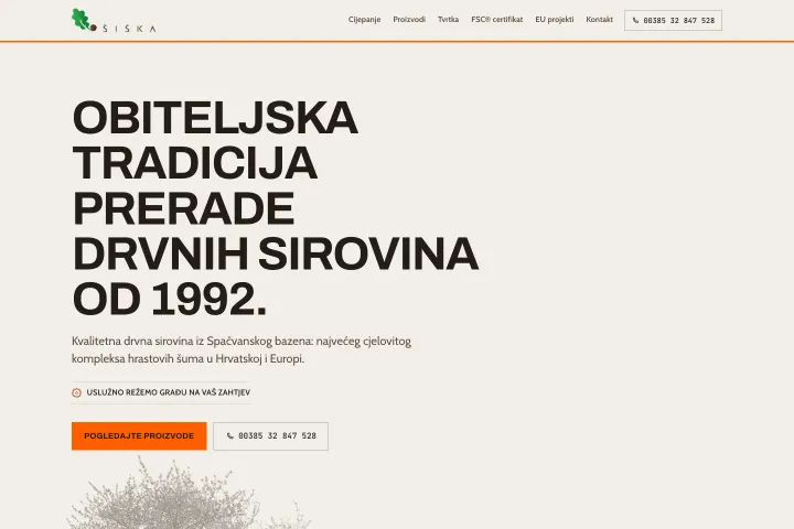 ŠIŠKA d.o.o. — Hrastova dužica za barrique burad