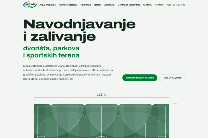 Skala Garden — Sistemi za navodnjavanje i centralno usisavanje