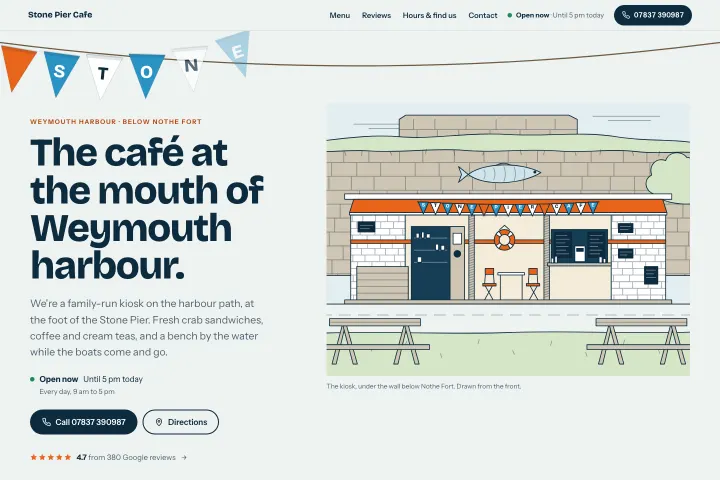 Stone Pier Cafe — Kafić u luci