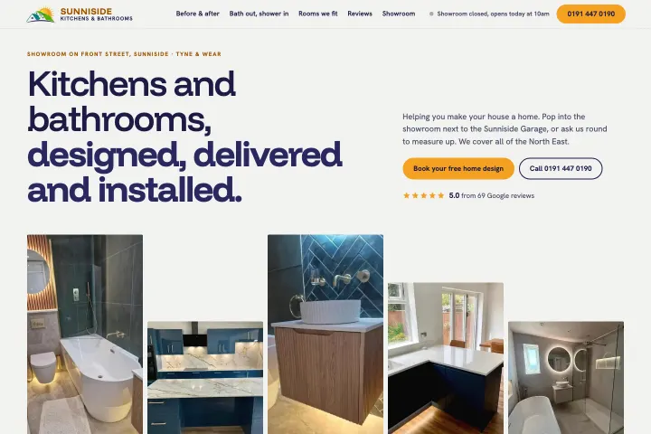 Sunniside Kitchens and Bathrooms — Kuhinje i kupatila, izrada i montaža / izložbeni salon