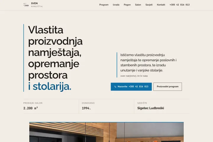 SVEN namještaj — Kuhinje i nameštaj po meri