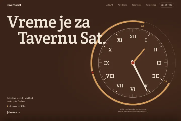 Taverna Sat — Restoran / kafana