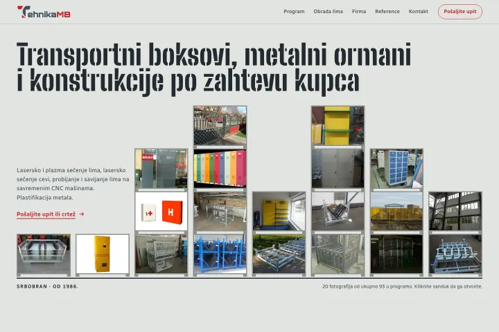 Tehnika MB — Metalni proizvodi i obrada lima