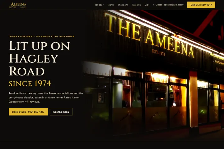 The Ameena — Indijski restoran