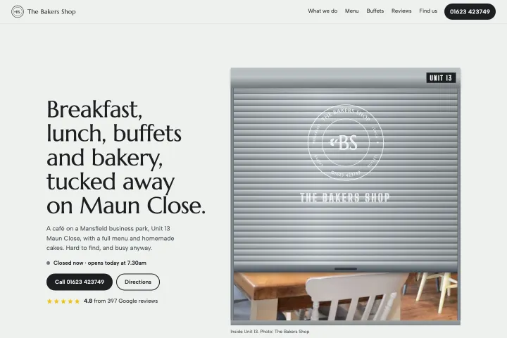 The Bakers Shop — Kafić / pekara