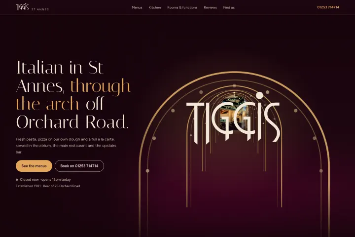 Tiggis — Italijanski restoran