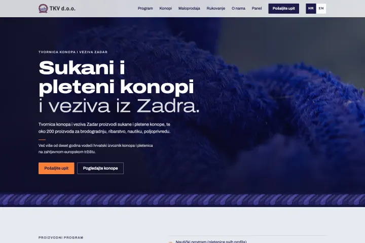 TKV Zadar — Konopci i veziva