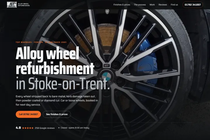 Top Marques Alloy Wheel Refurbishment — Reparacija i farbanje alu felni