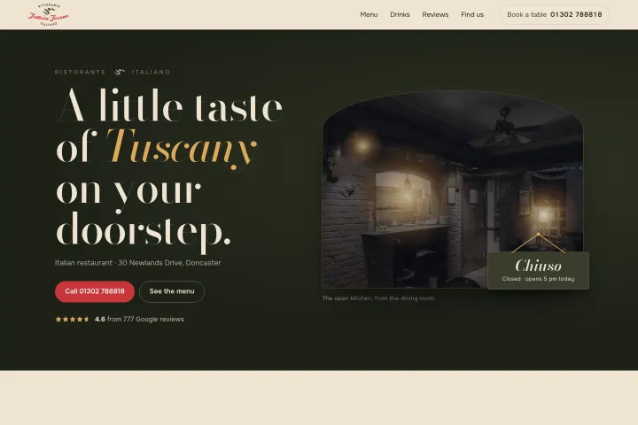 Trattoria Toscana — Italijanski restoran