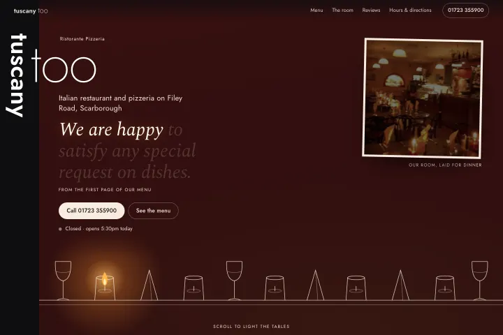 Tuscany Too — Italijanski restoran