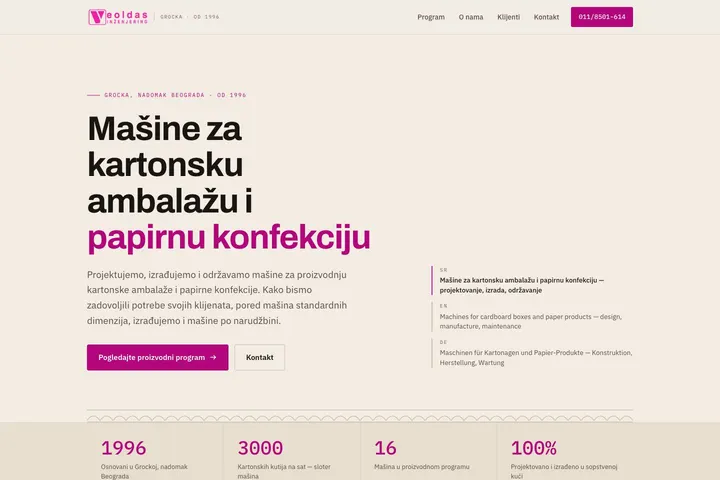 VEOLDAS Inženjering — Ambalaža i plastika