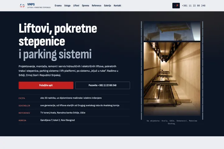 VMPS — Liftovi i pokretne stepenice
