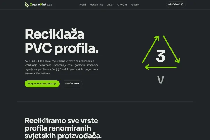 Zagorje-Plast — Reciklaža PVC profila