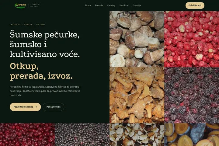 ŽAŽI Funghi — Pečurke · Šumsko voće