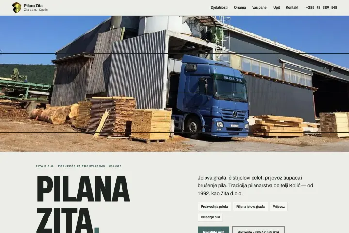 ZITA — Pilana i pelet